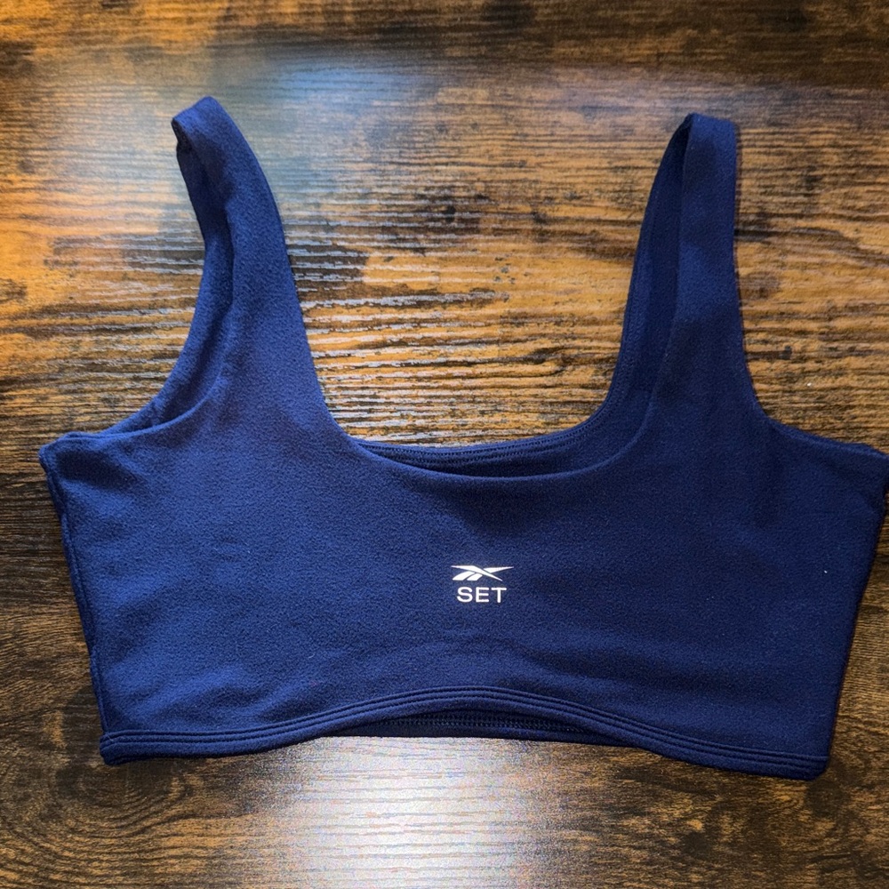 SET Active Deep Blue Sports Bra
